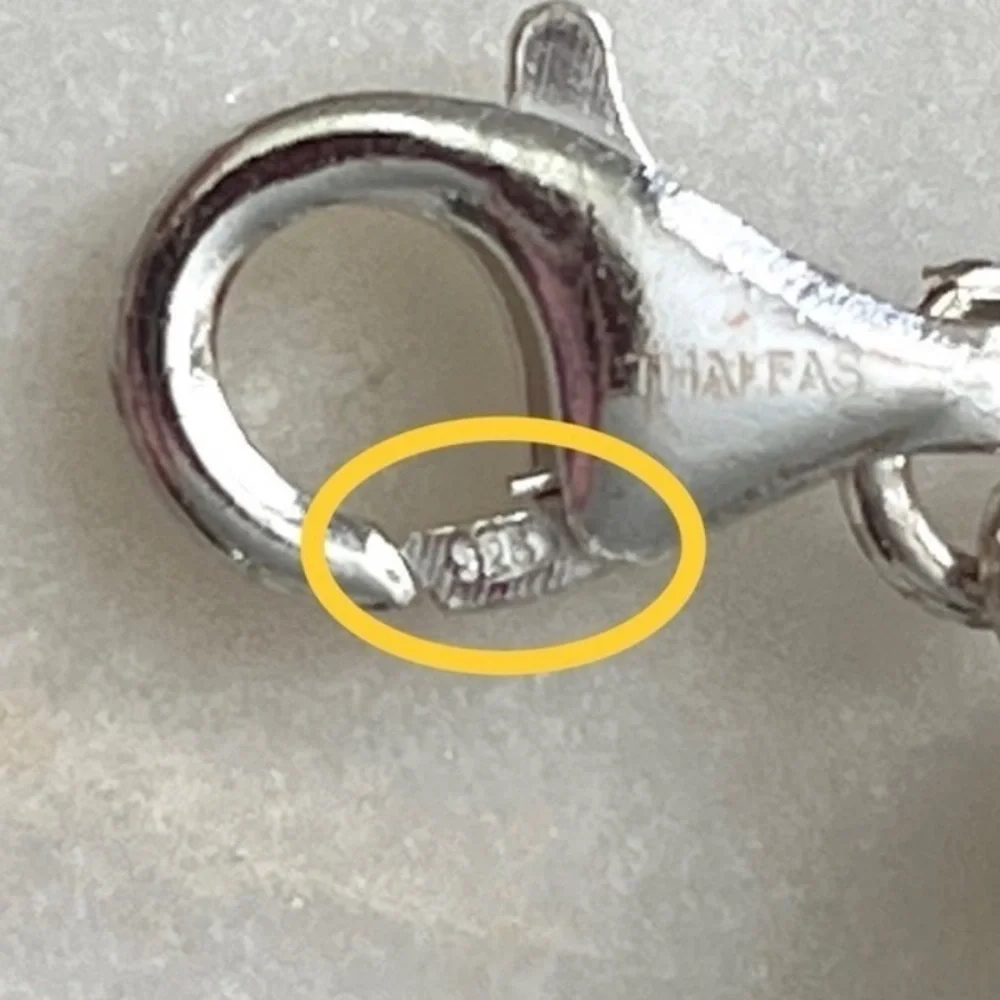 Vintage Sterling Silver Round Bead Bracelet - Picture 2 of 6